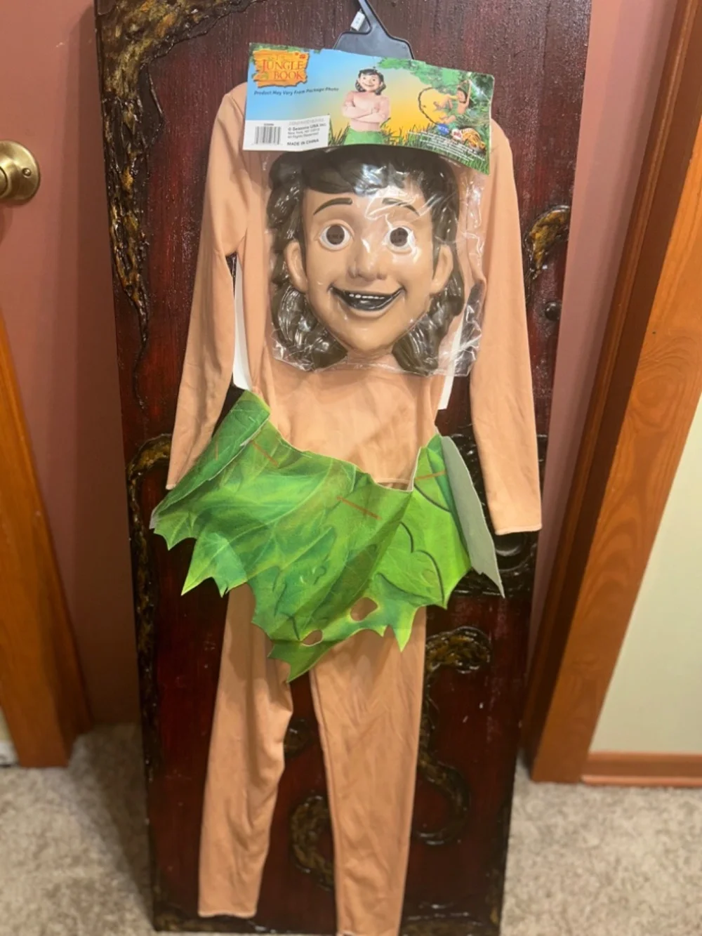 NWT 2009 Seasons USA Jungle Book Mowgli Unisex Halloween Costume Child Sz. S 4-6